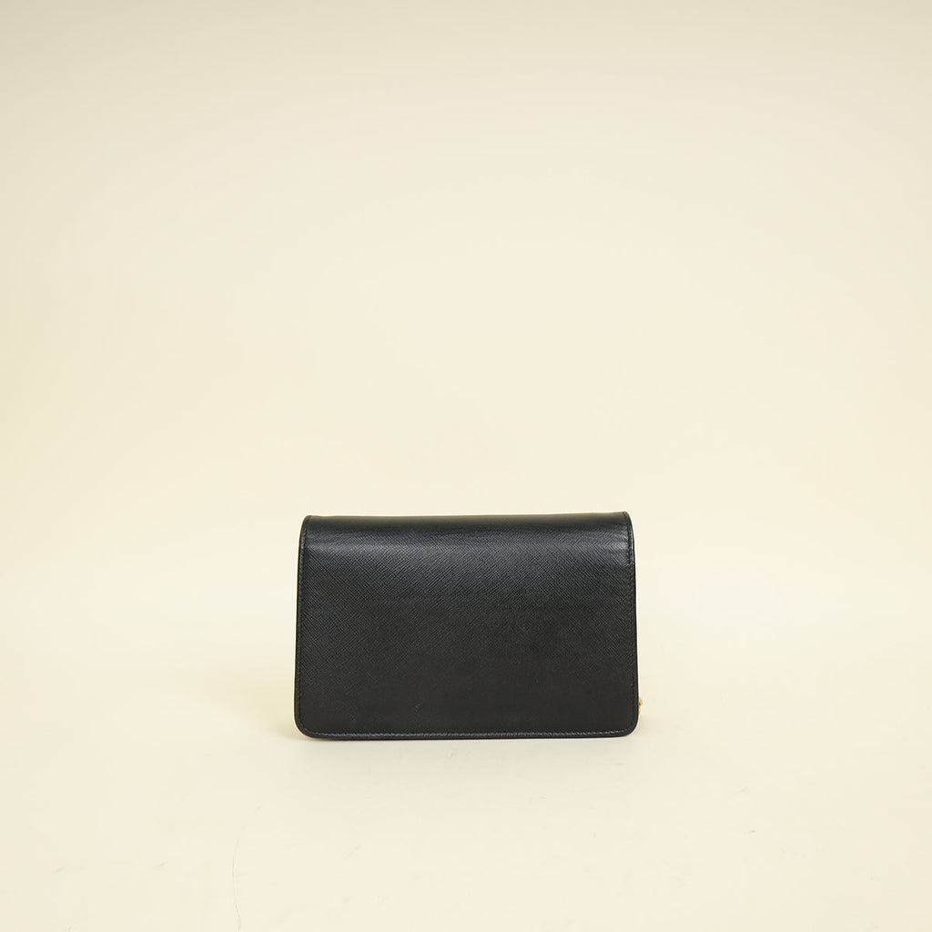 Prada Black Mini Chain Crossbody Bag