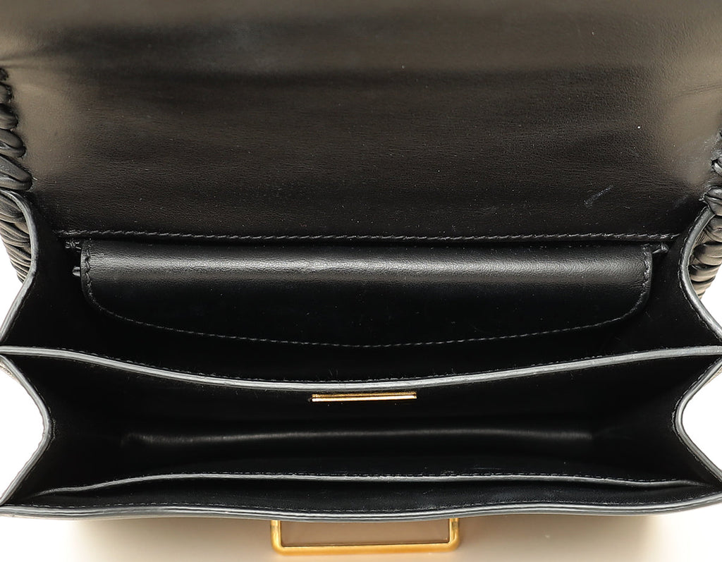 Prada Bicolor Cahier Matte Crocodile Bag