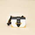 Prada Bicolor Cahier Shoulder Bag