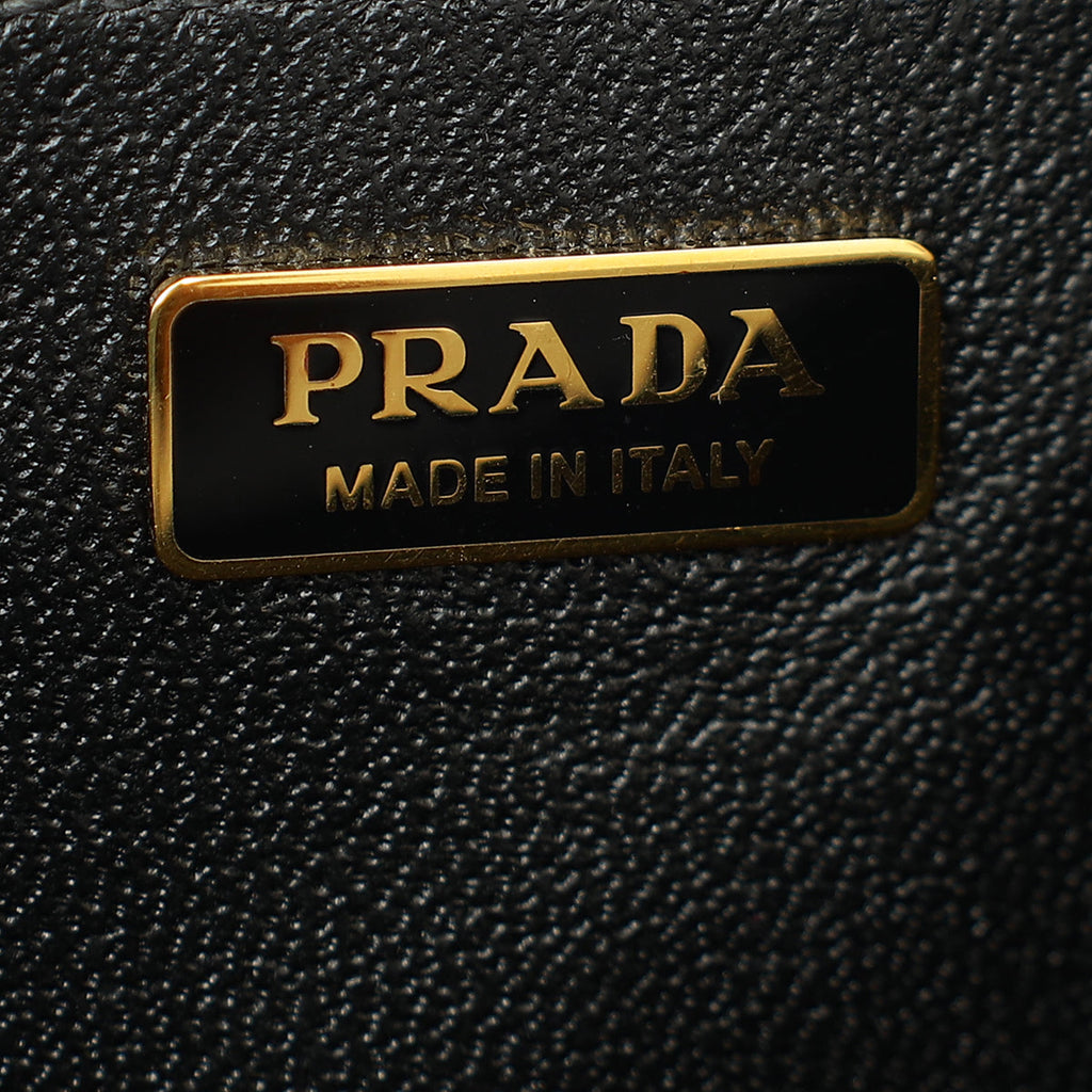 Prada Bicolor Cahier Shoulder Bag
