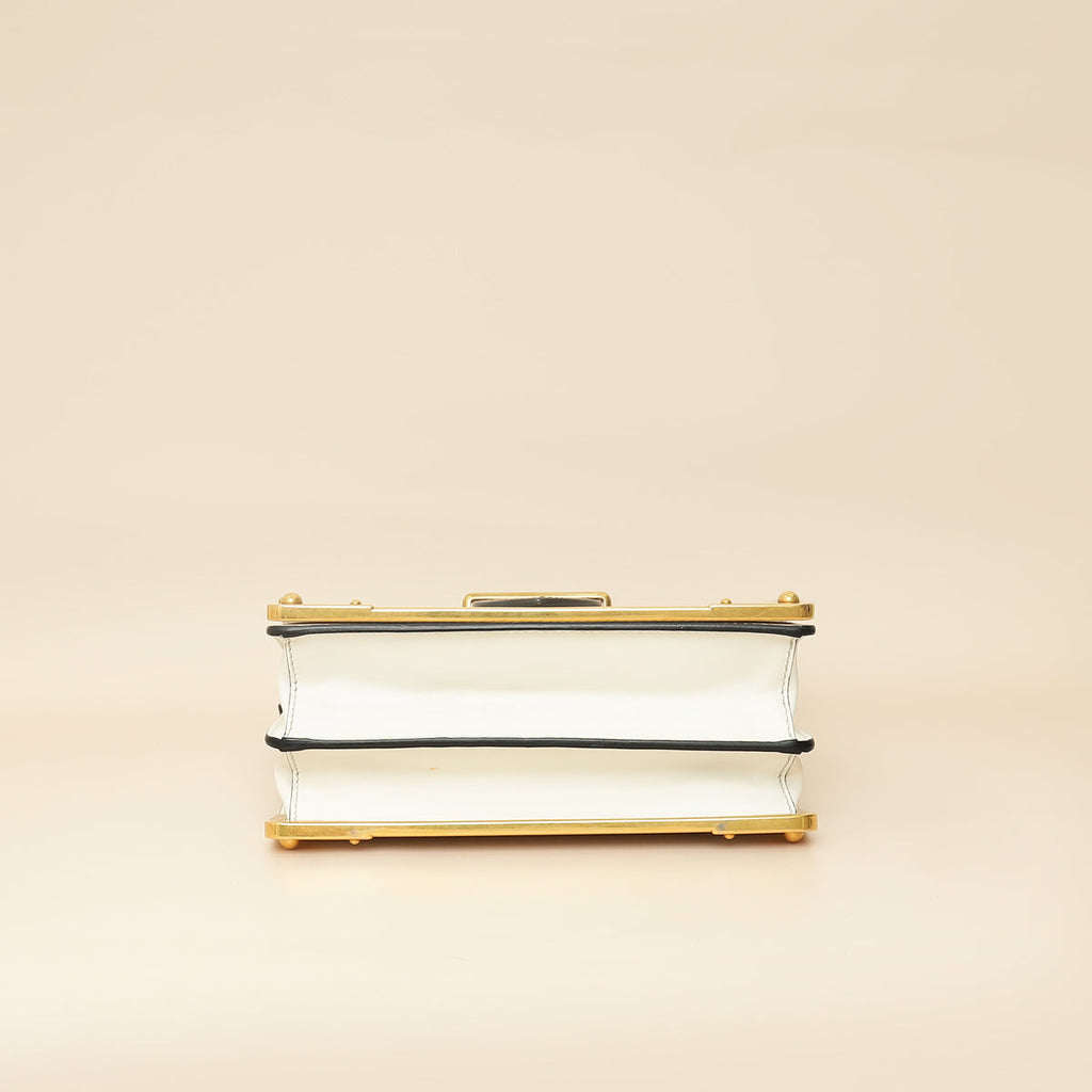 Prada Bicolor Cahier Shoulder Bag