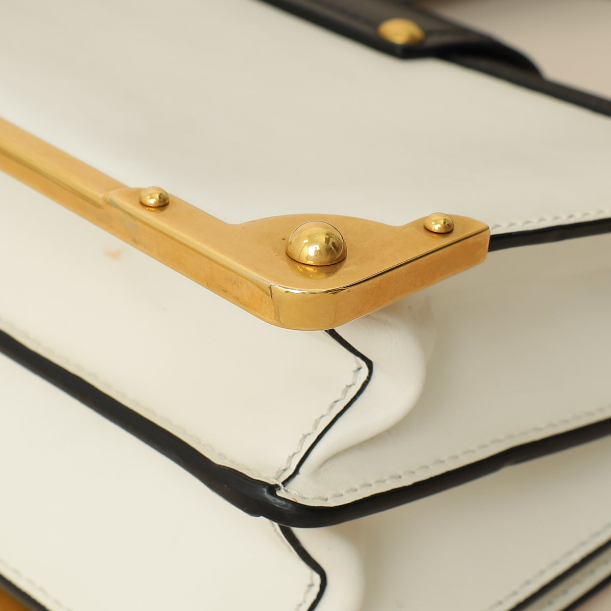 Prada Bicolor Cahier Shoulder Bag