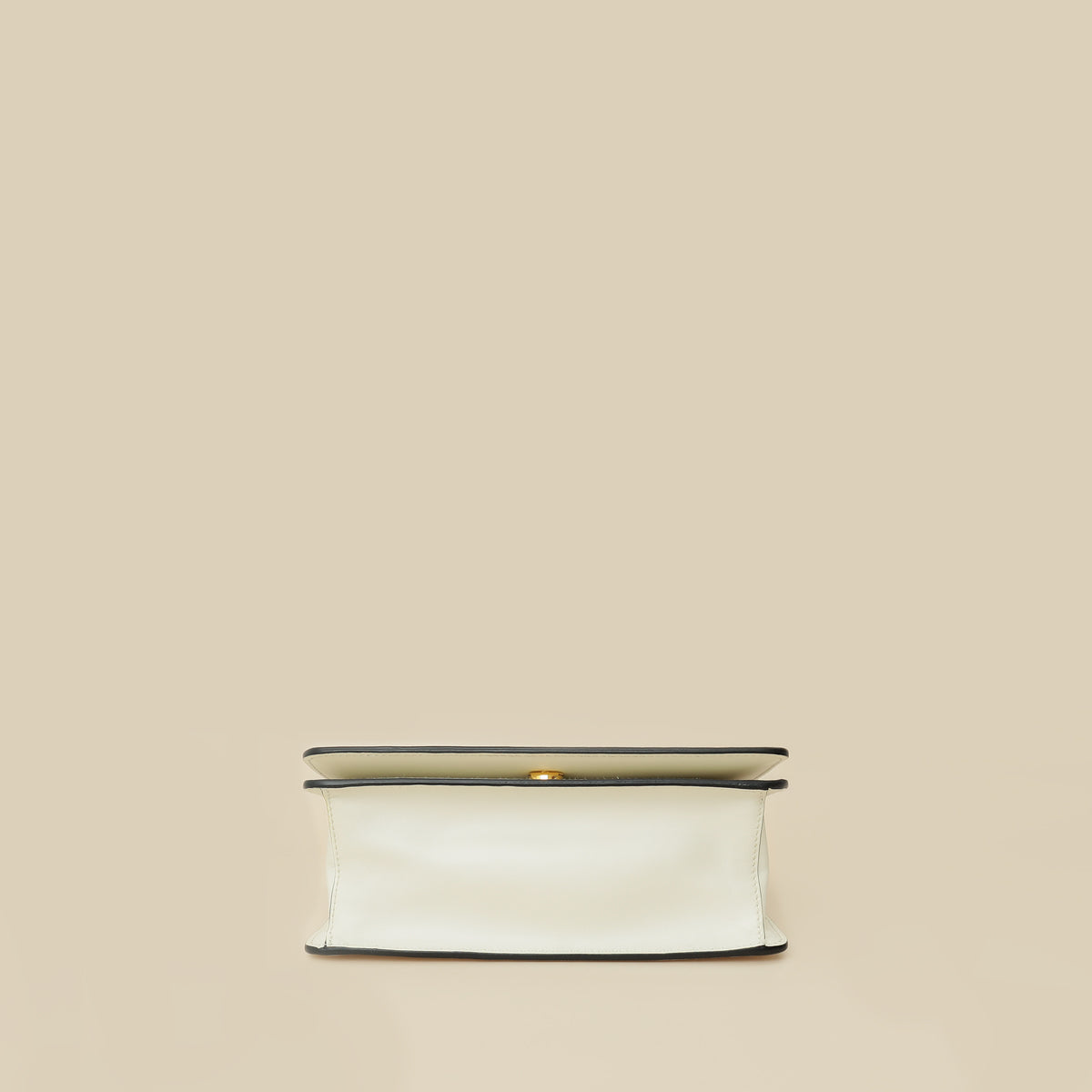 Prada White Flap Chain Crossbody Bag