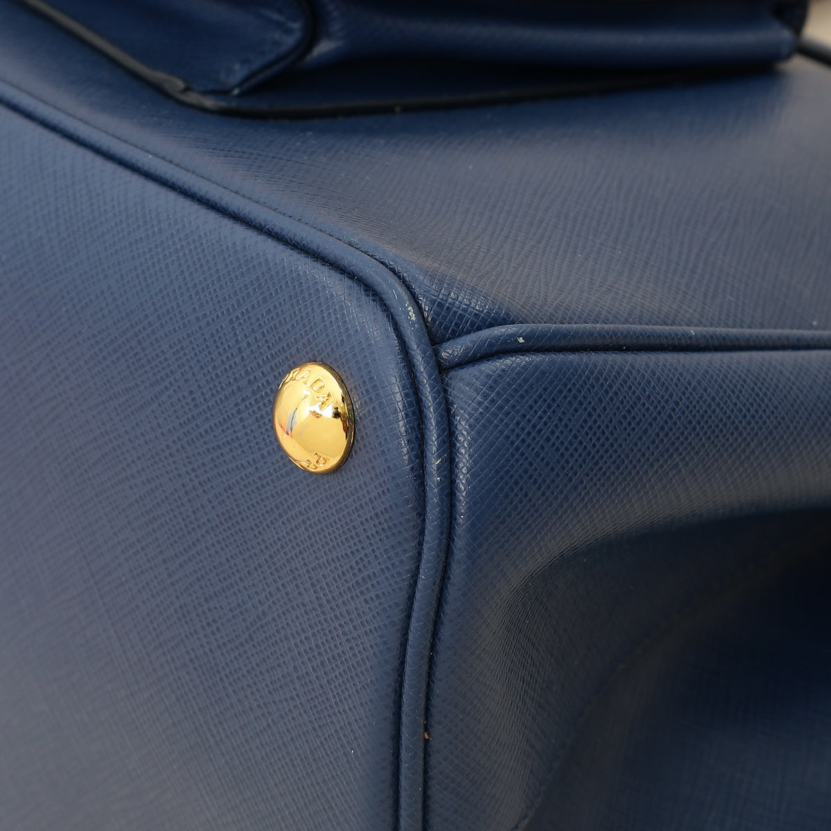 Prada Bluette Lux Galleria Front Pocket Bag