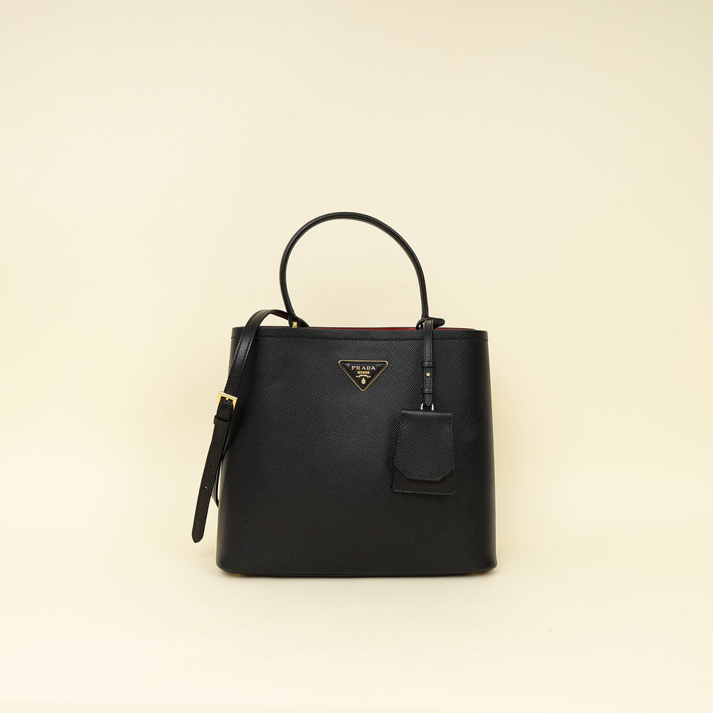 Prada Black Panier Large Bag