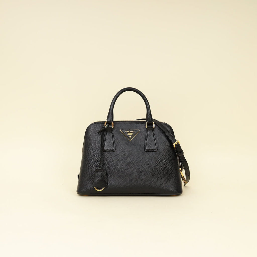 Prada Black Lux Promenade Small Bag