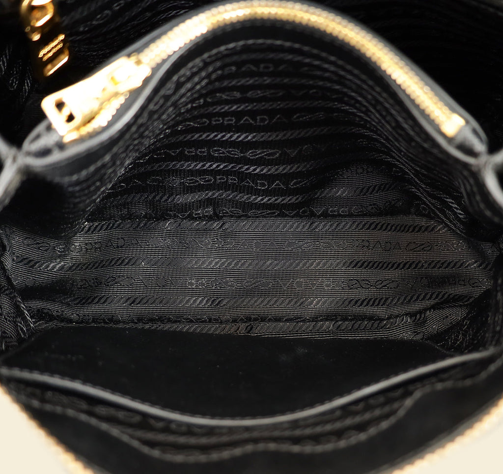 Prada Black Lux Promenade Small Bag