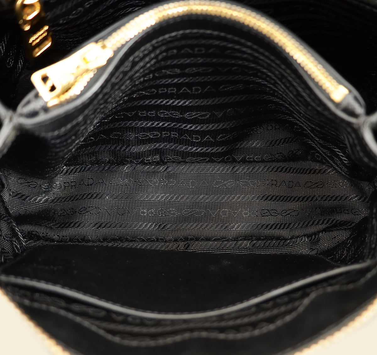 Prada Black Lux Promenade Small Bag