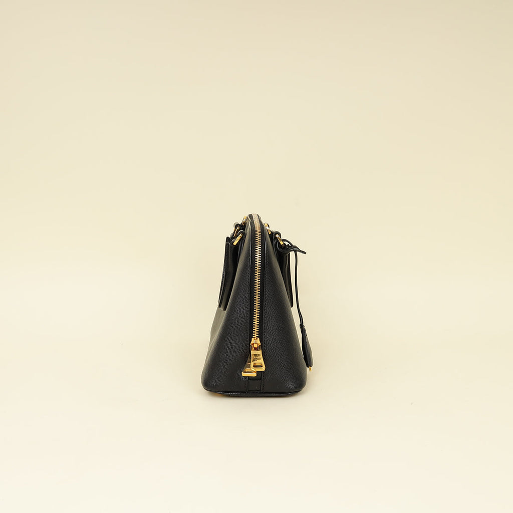 Prada Black Lux Promenade Small Bag