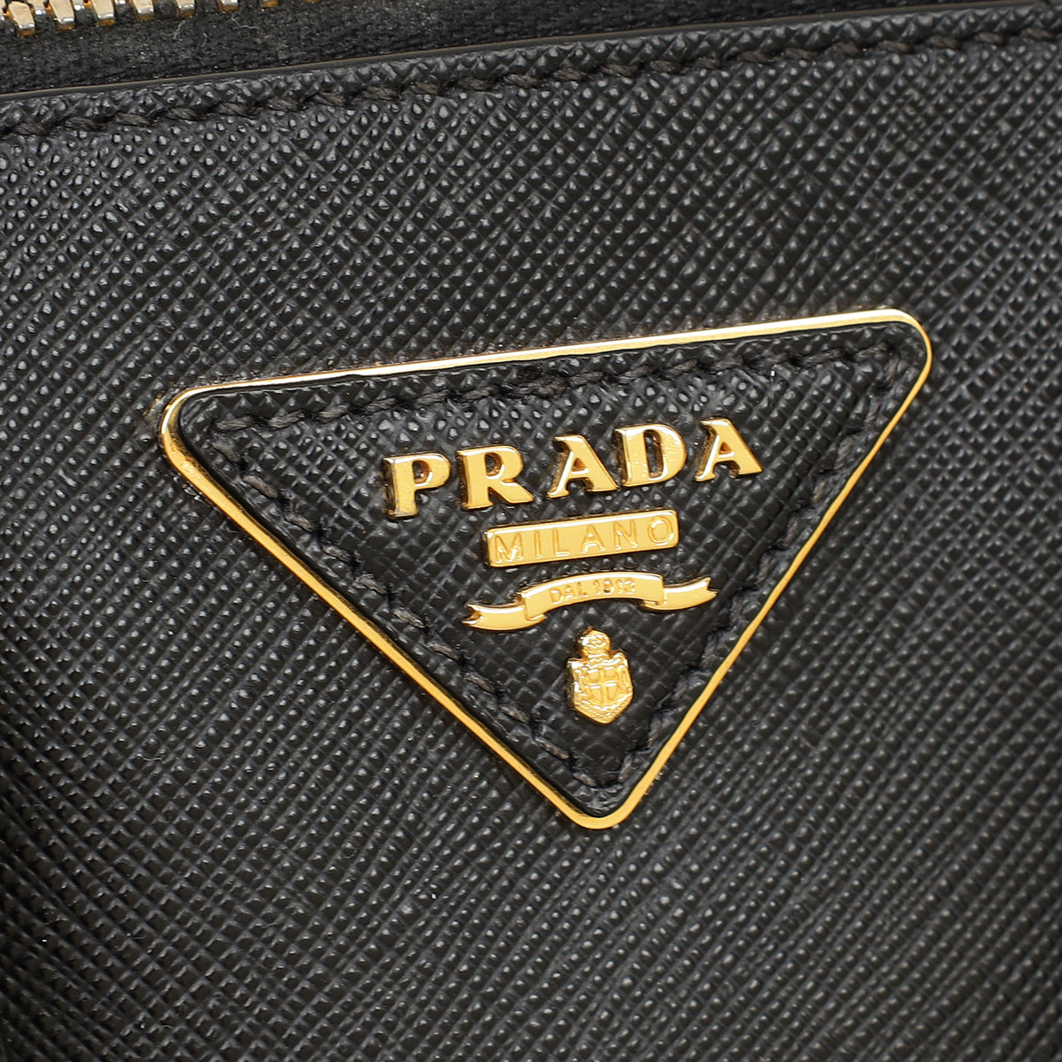 Prada Black Lux Promenade Small Bag