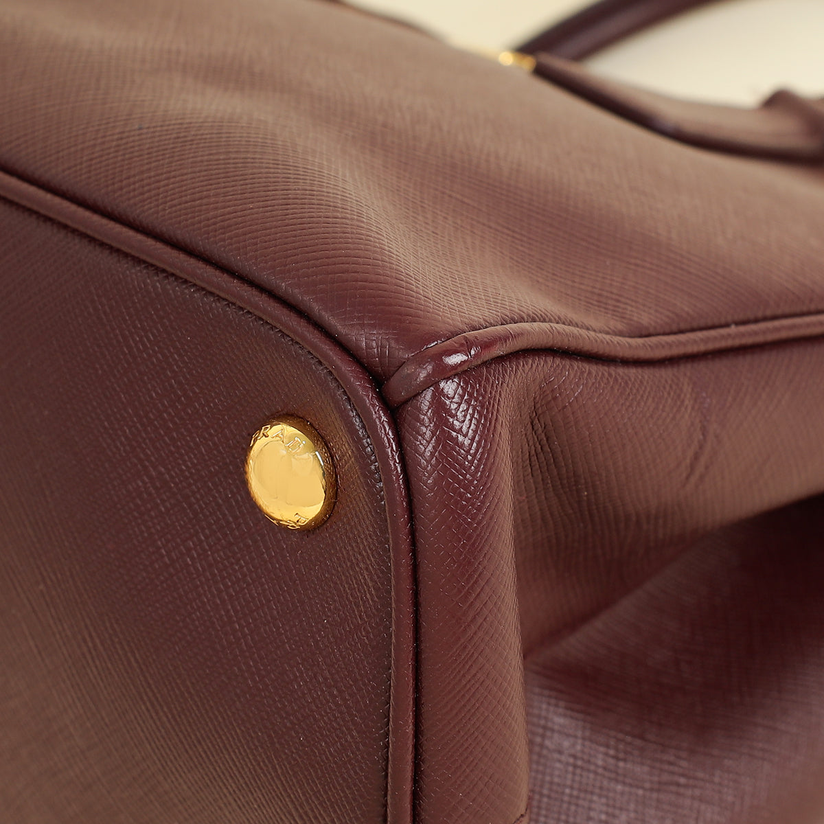 Prada Burgundy Galleria Medium Bag