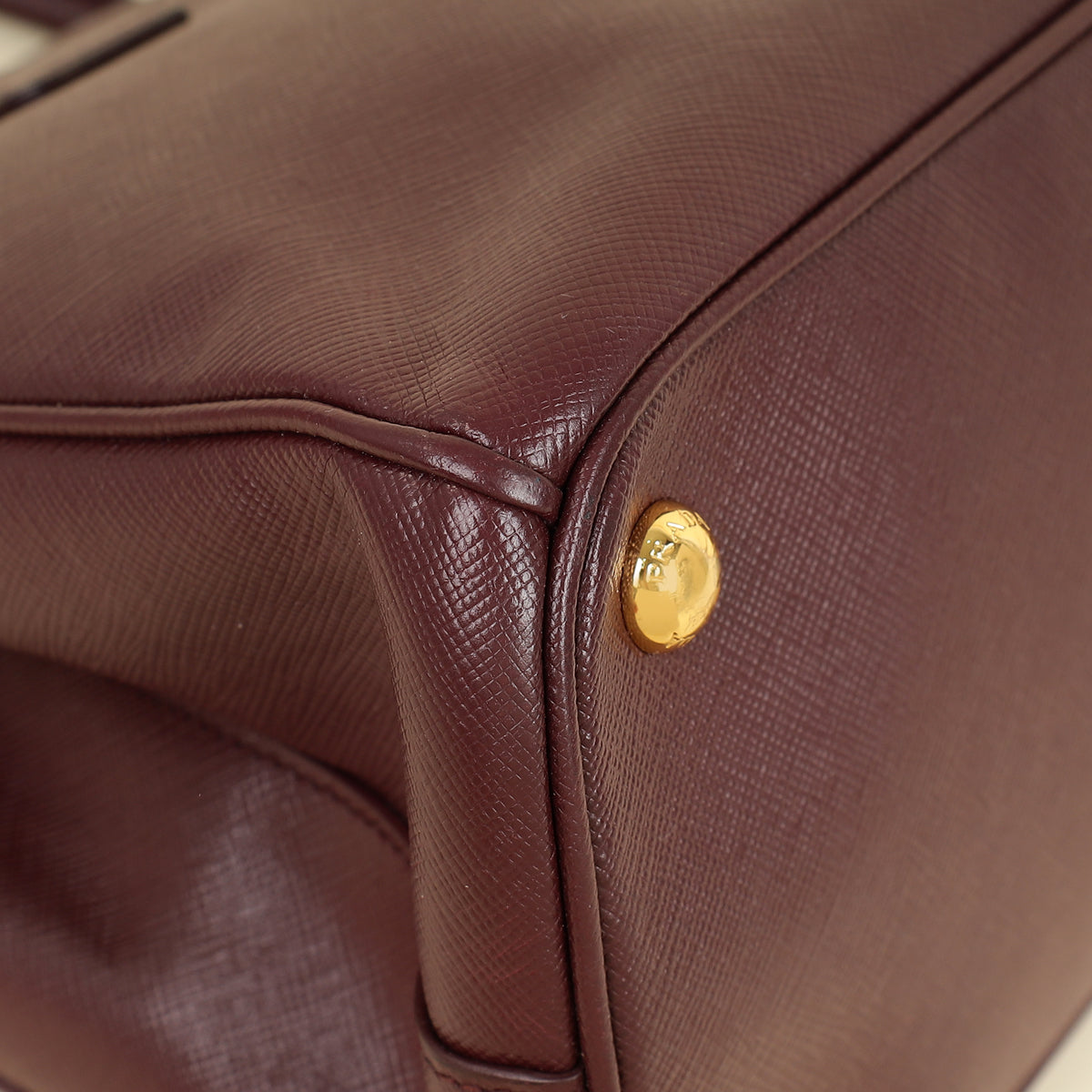Prada Burgundy Galleria Medium Bag