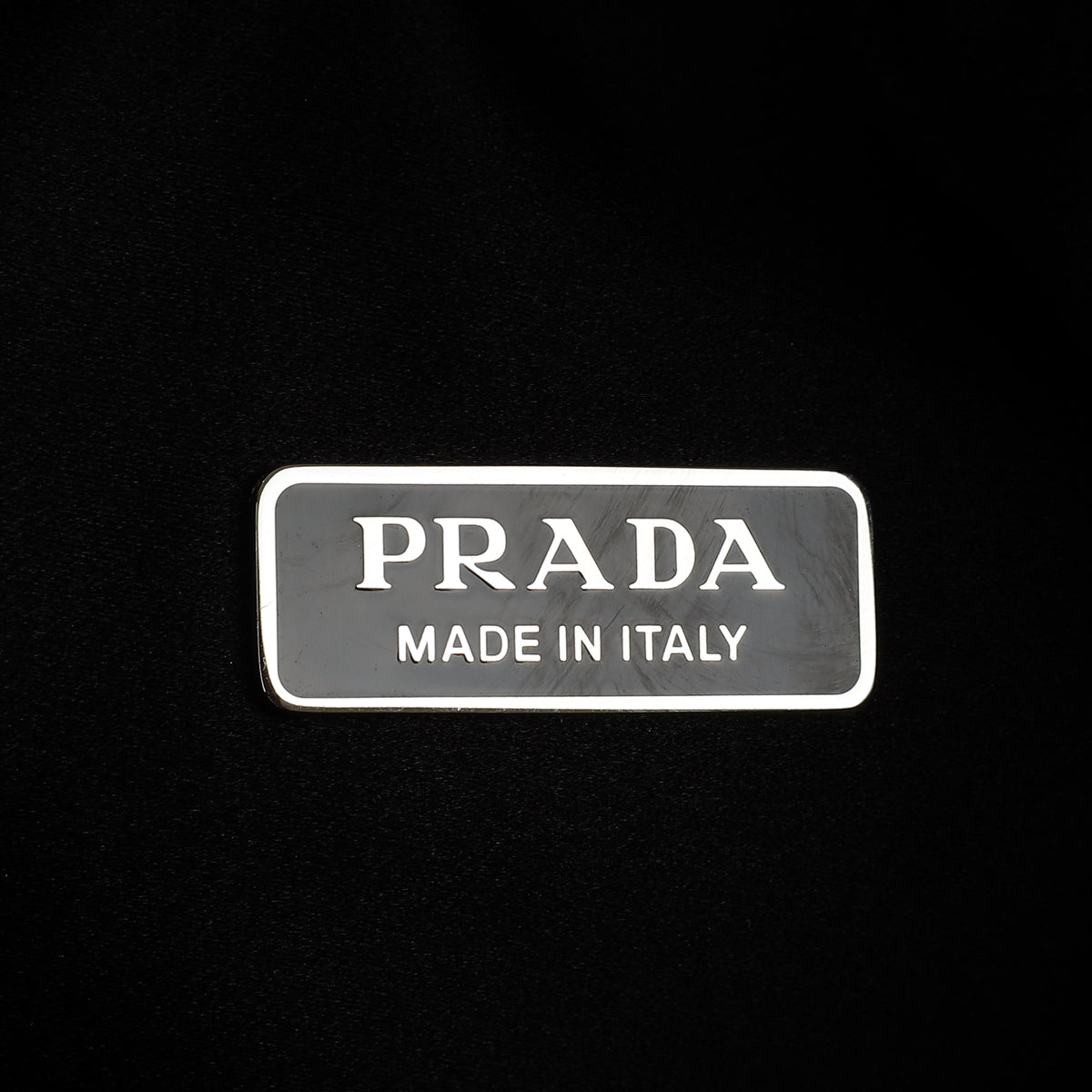 Prada Black Crystal-Embellished Satin Re-Edition 2000 Mini Bag