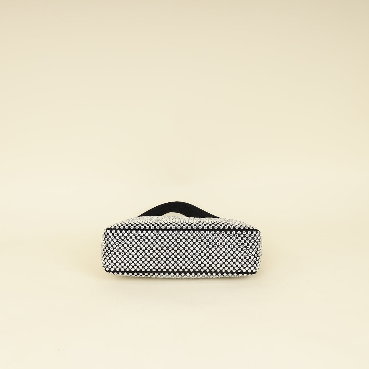 Prada Black Crystal-Embellished Satin Re-Edition 2000 Mini Bag