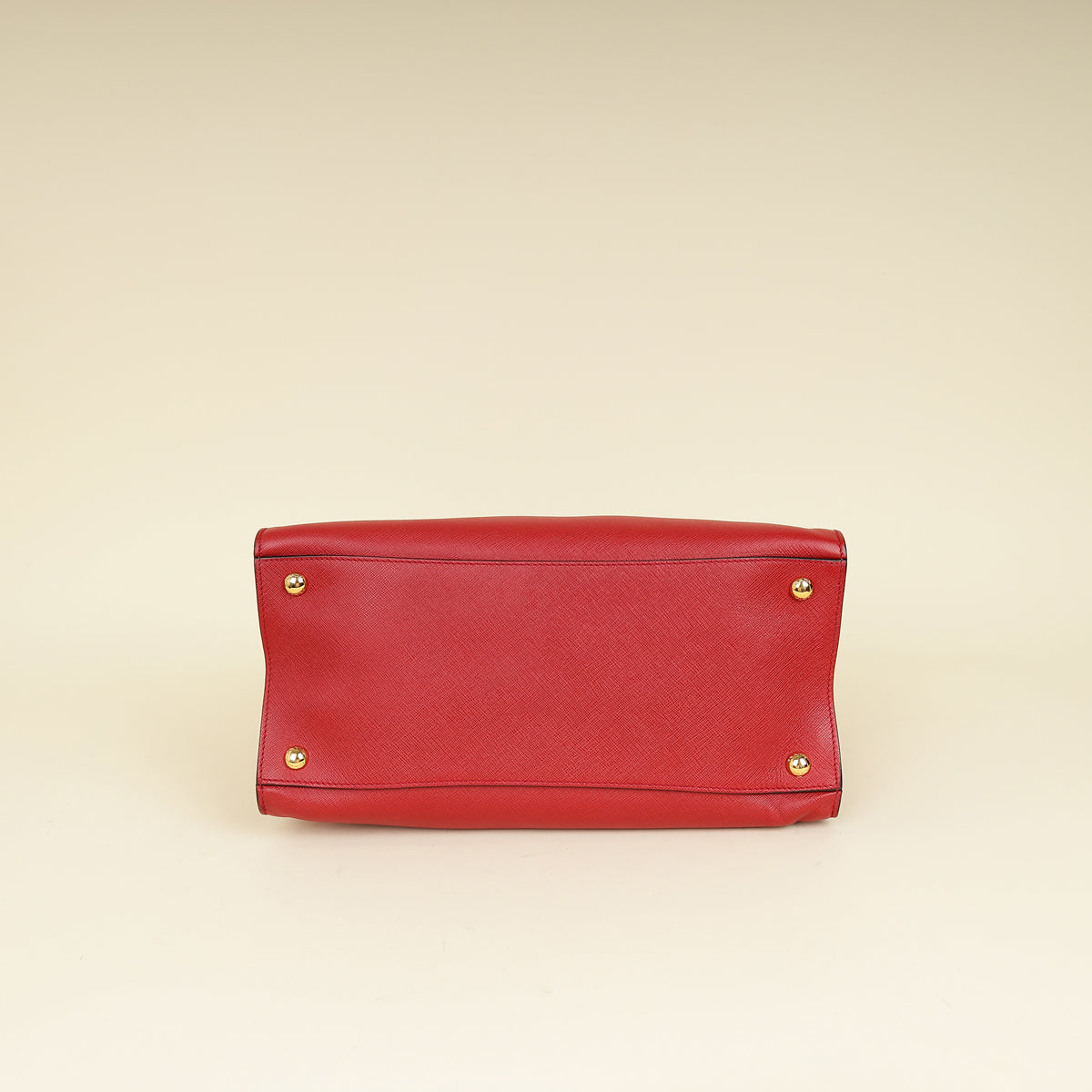 Prada Red Soft Convertible Tote Bag