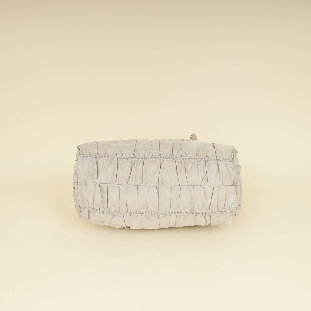 Prada Light Gray Tessuto Gaufre Tote Bag