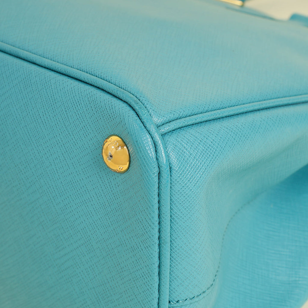 Prada Tiffany Lux Galleria Large Tote Bag
