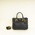 Prada Black Vitello Diano Soft Tote Bag