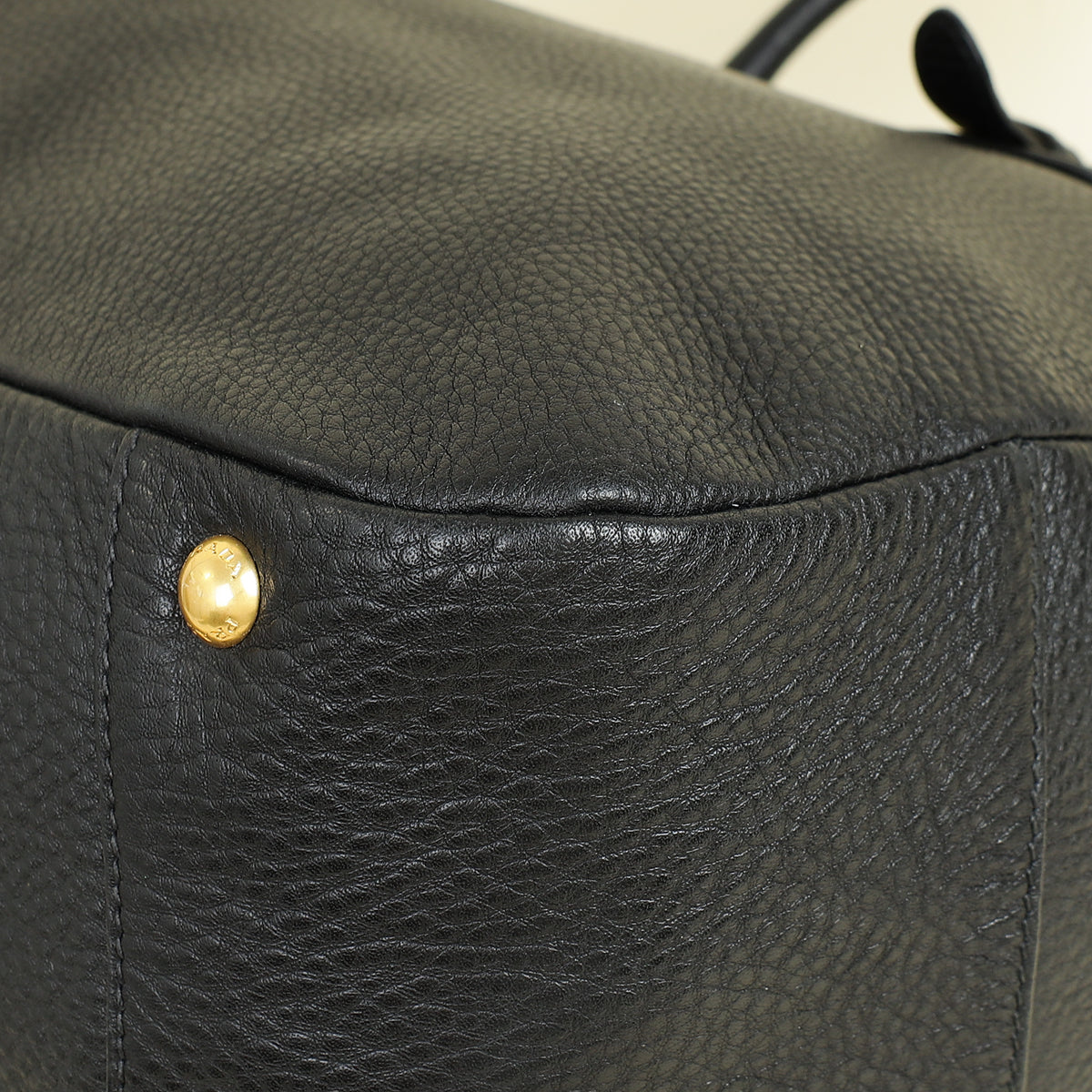 Prada Black Vitello Diano Soft Tote Bag