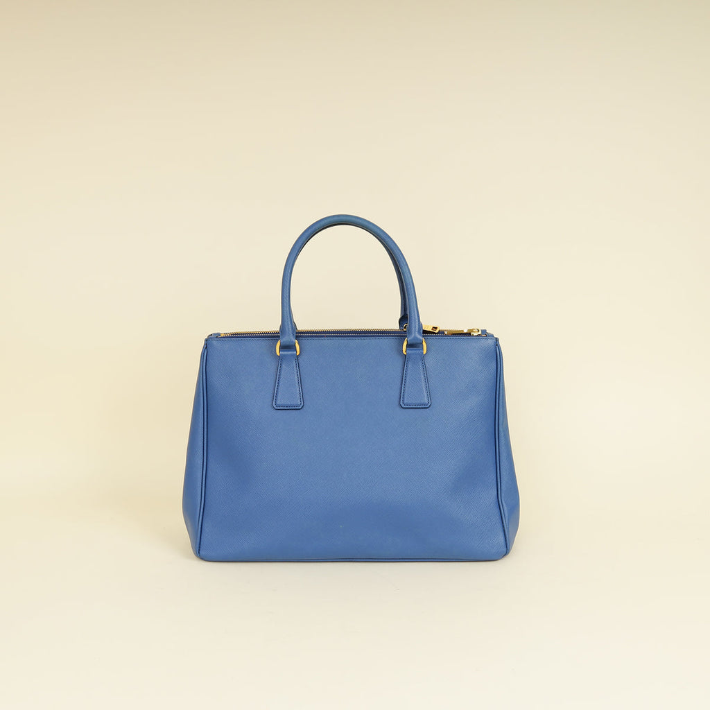 Prada Blue Galleria Tote Large Bag