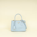 Prada Baby Blue Lux Galleria Small Bag