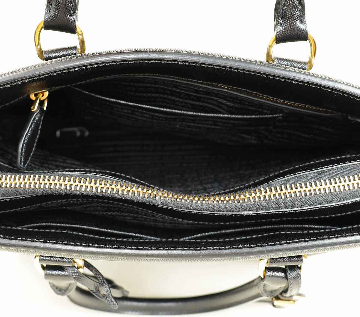 Prada Black Top Handle Bag