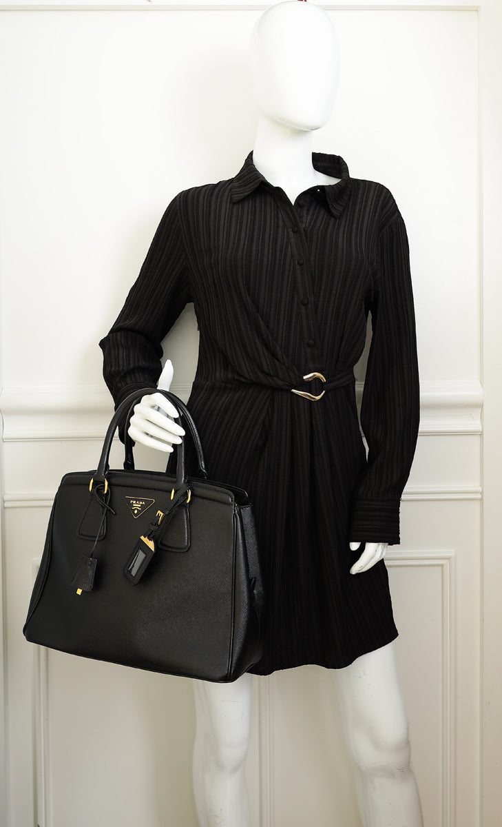 Prada Black Top Handle Bag