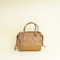 Prada Caramel Tassel Twin Pocket Tote Bag
