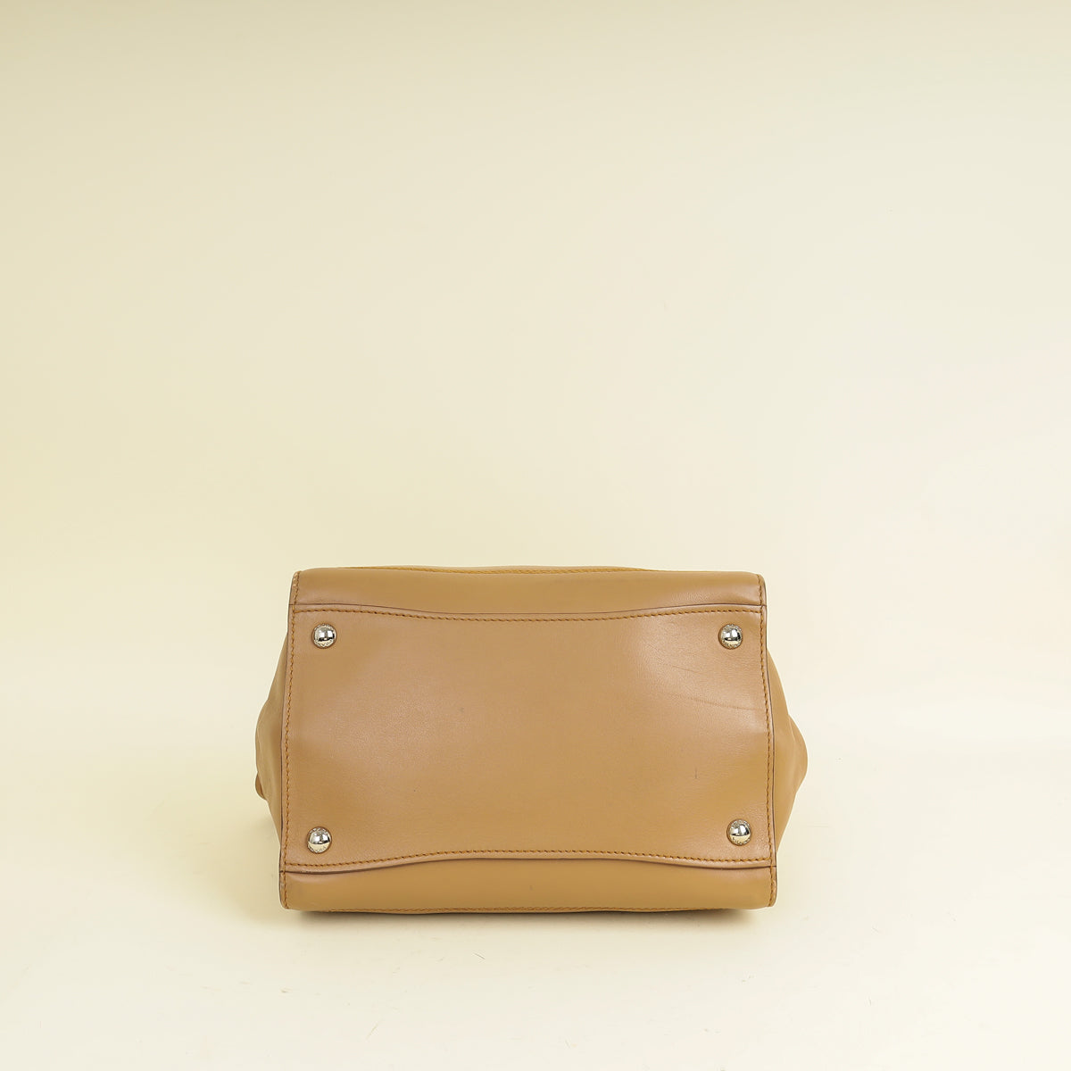 Prada Caramel Tassel Twin Pocket Tote Bag
