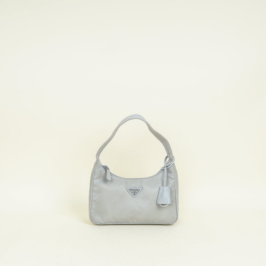Prada Grey Re-Nylon Re-Edition 2000 Mini Bag