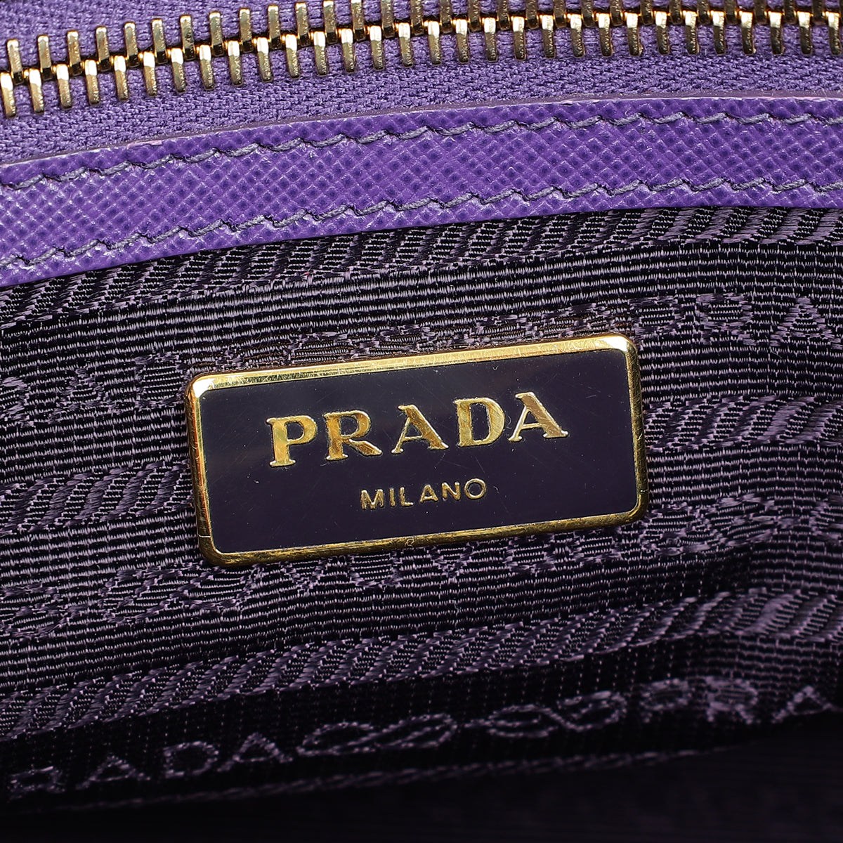 Prada Violet Lux Galleria Tote Small Bag