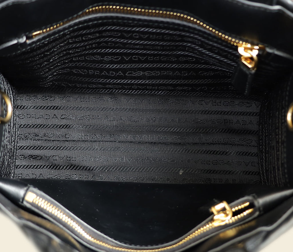 Prada Black Symbol Small Handbag