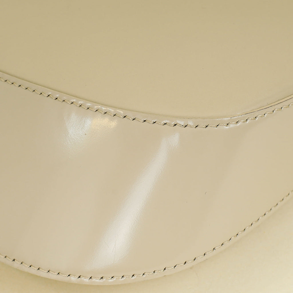 Prada Beige Cleo Brushed Small Shoulder Bag