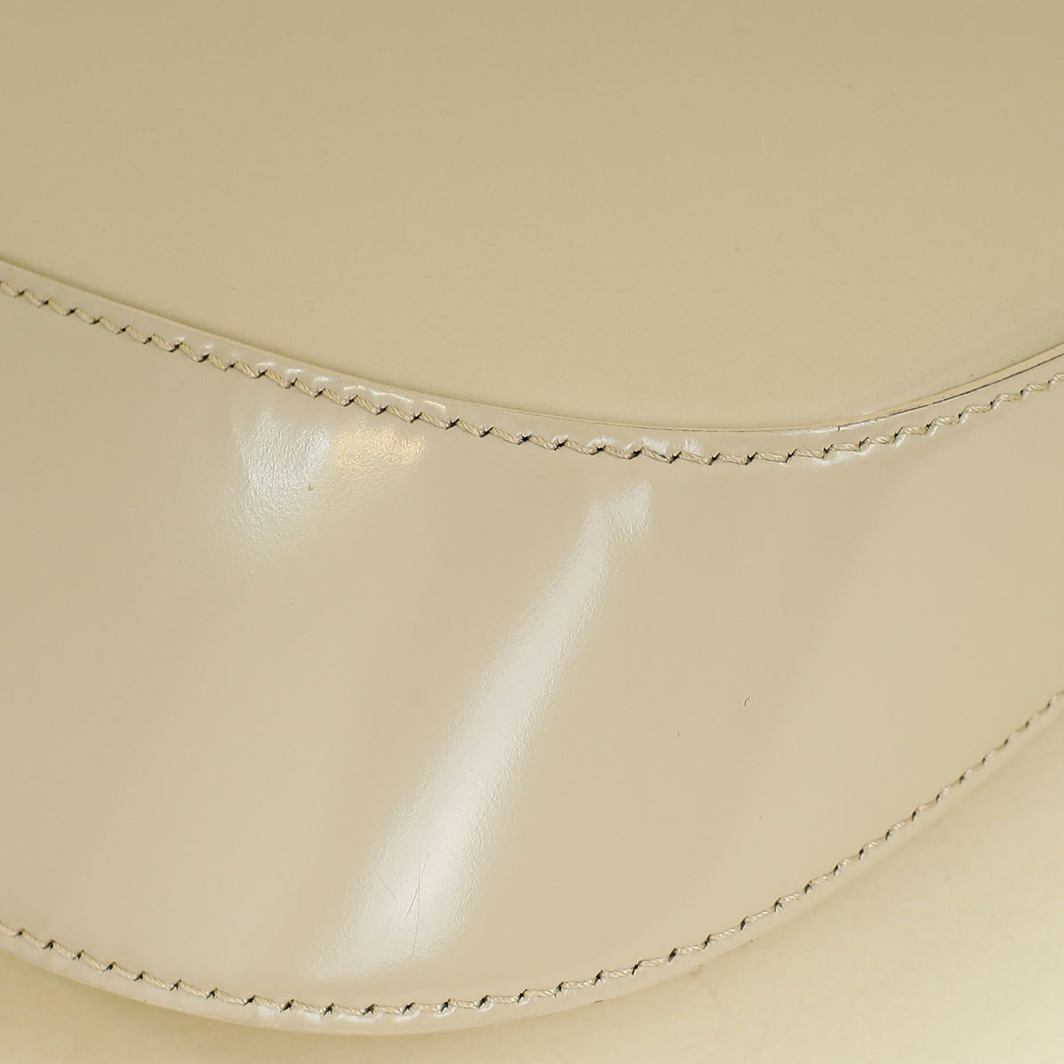 Prada Beige Cleo Brushed Small Shoulder Bag