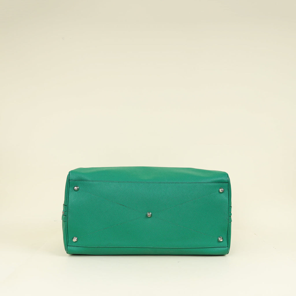 Prada Green Travel Duffle Bag