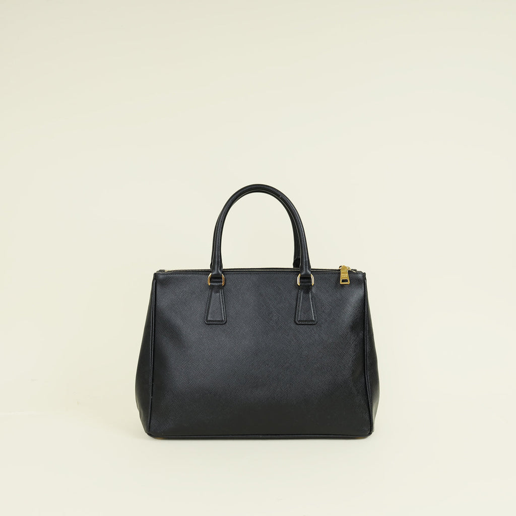 Prada Black Galleria XL Tote Large Bag