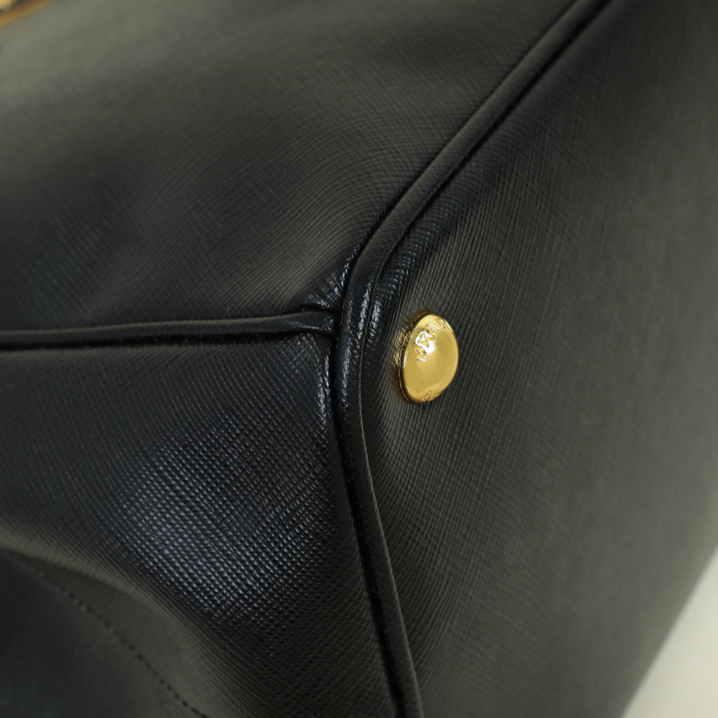 Prada Black Galleria XL Tote Large Bag