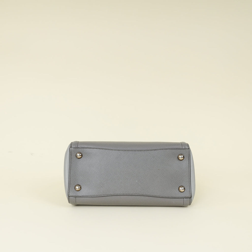 Prada Bicolor EW Small Tote Bag