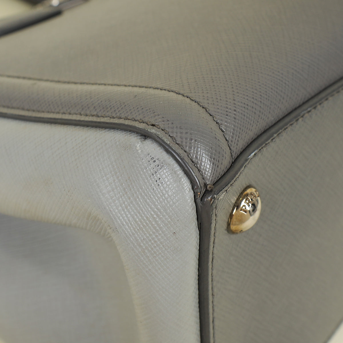 Prada Bicolor EW Small Tote Bag