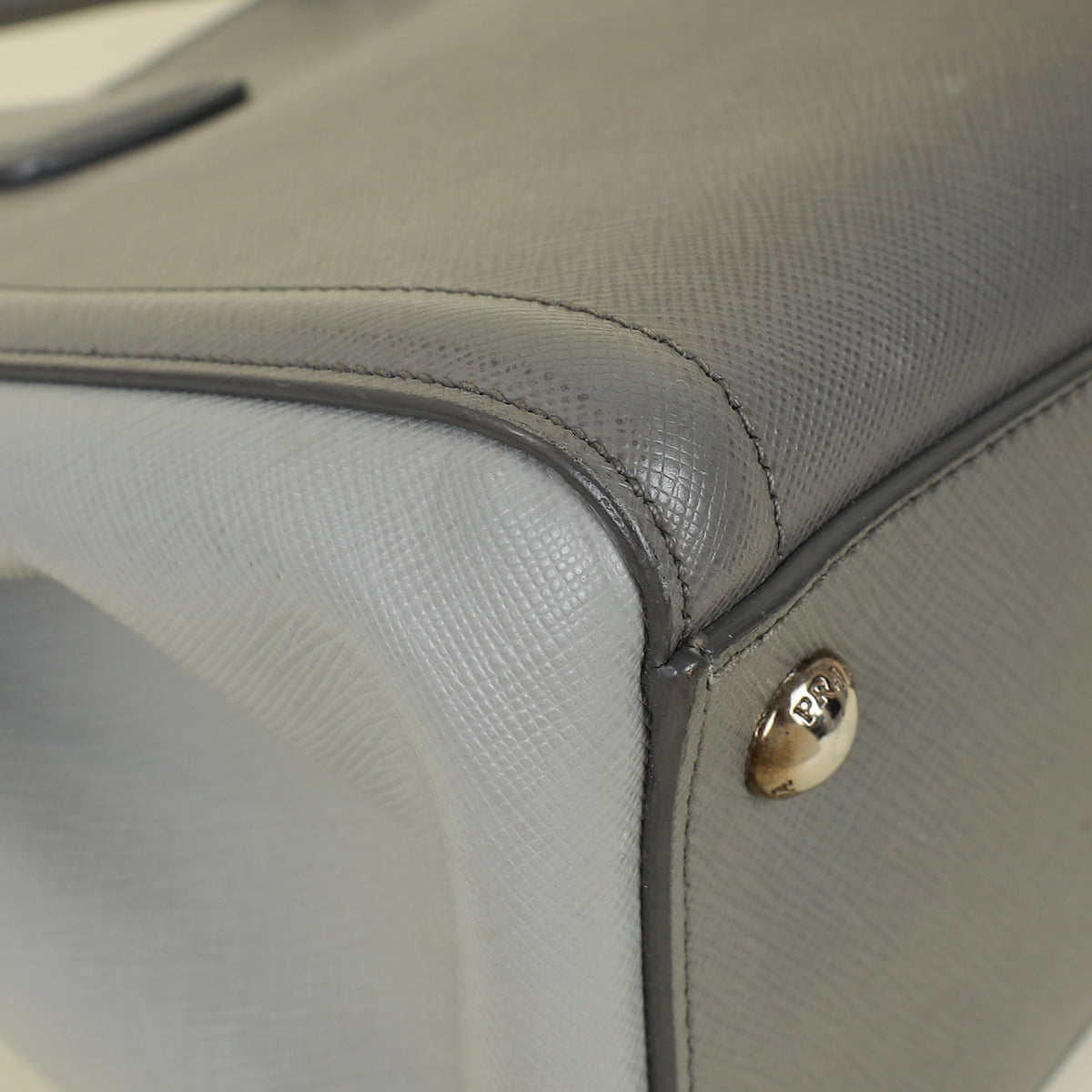 Prada Bicolor EW Small Tote Bag