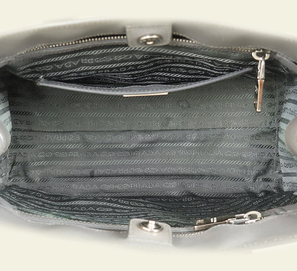 Prada Bicolor EW Small Tote Bag