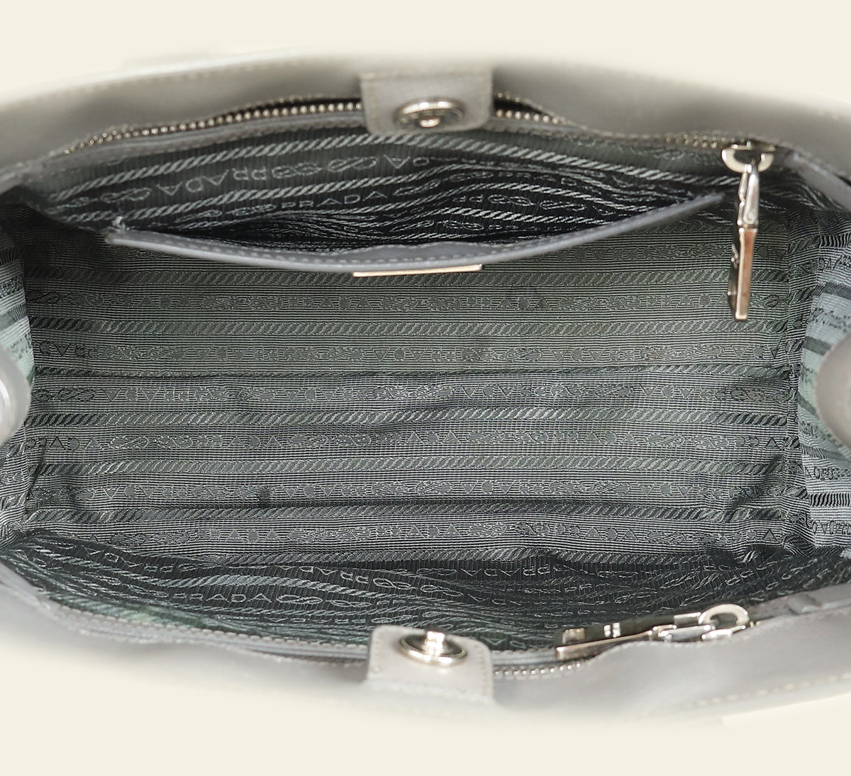 Prada Bicolor EW Small Tote Bag