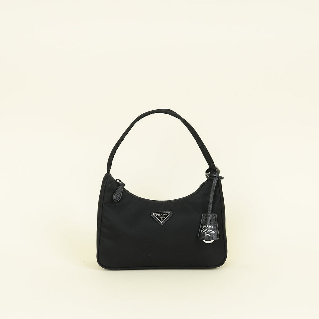 Prada Black Re-Nylon Re-Edition 2000 Mini-Bag