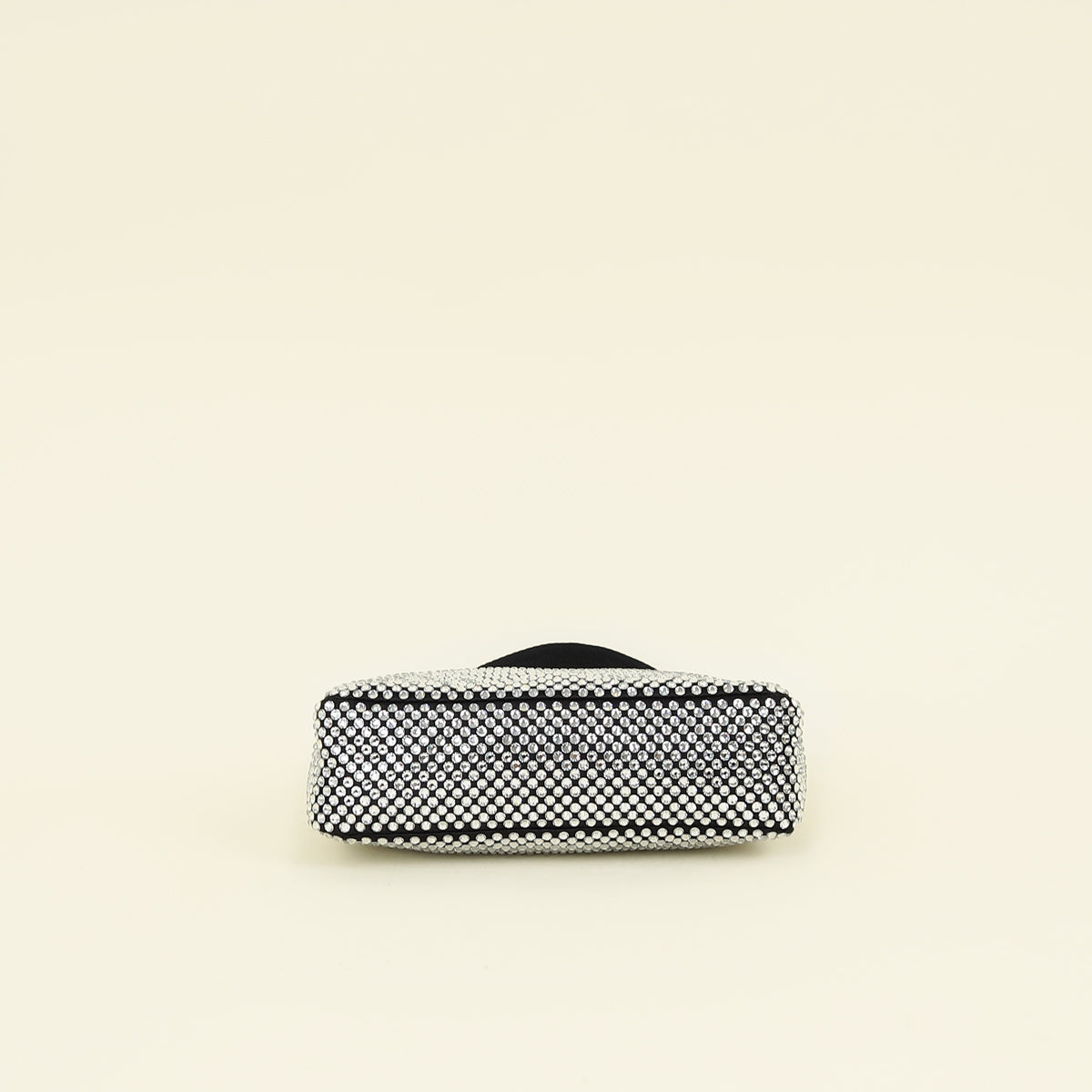 Prada Black Crystal-Embellished Satin Re-Edition 2000 Mini Bag