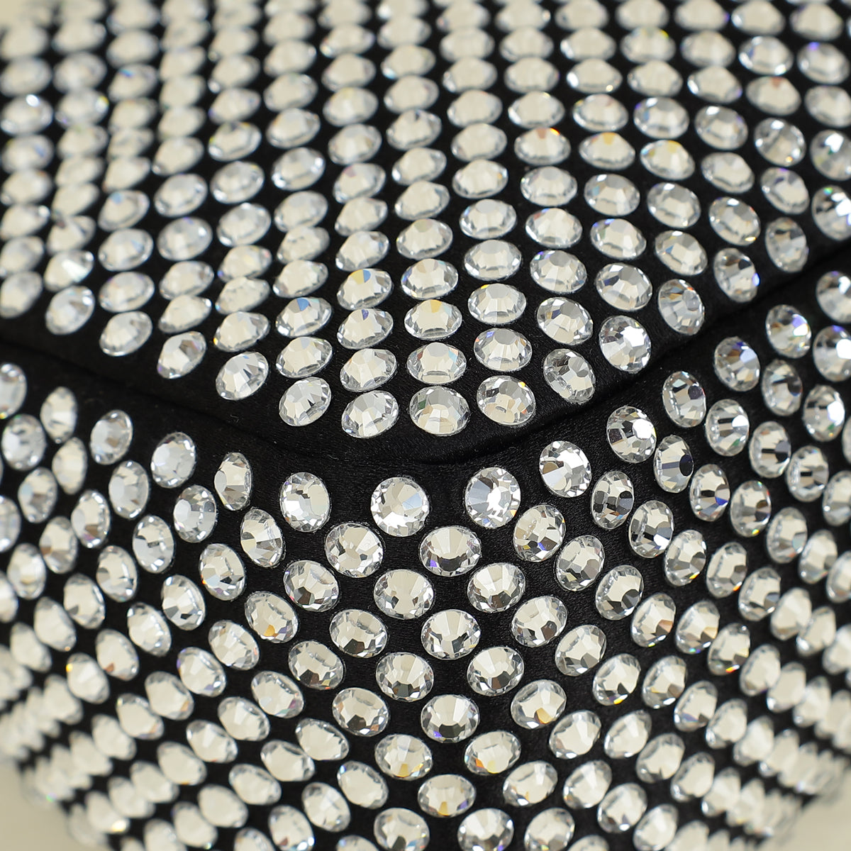 Prada Black Crystal-Embellished Satin Re-Edition 2000 Mini Bag