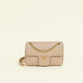 Prada Beige Flap Chain Bag
