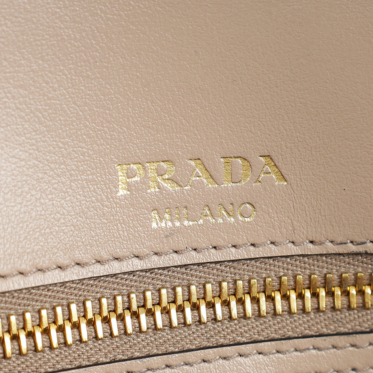 Prada Beige Flap Chain Bag