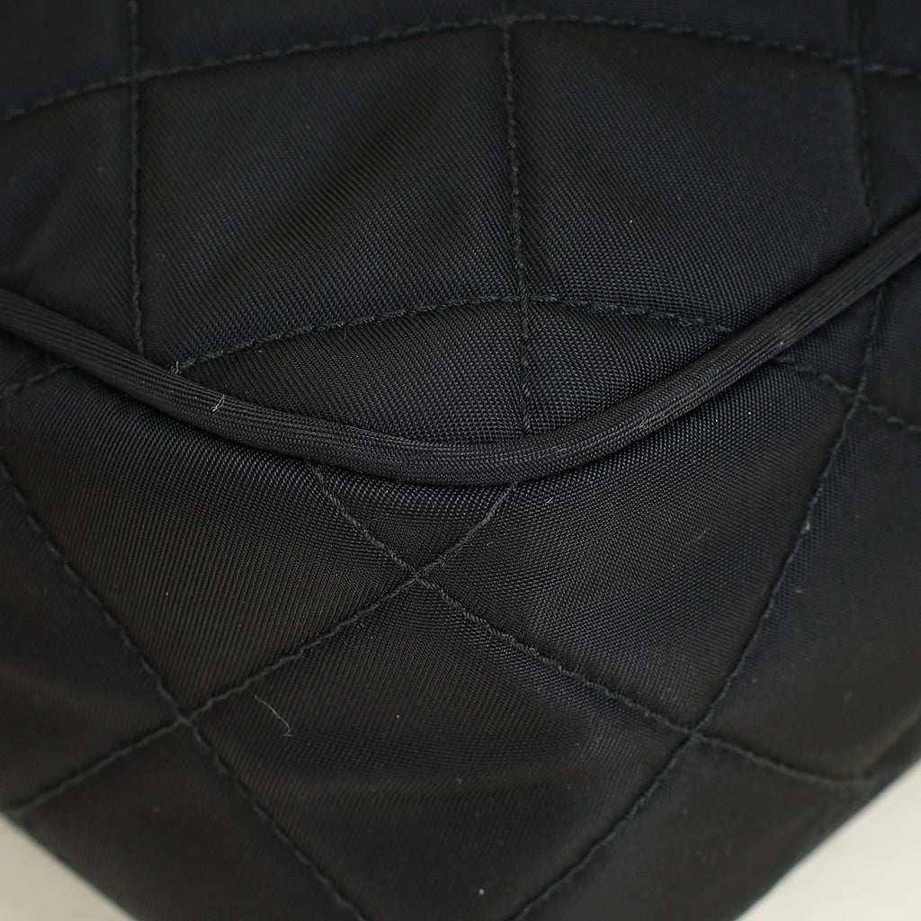 Prada Black Quilted Tessuto Nylon Small Bag