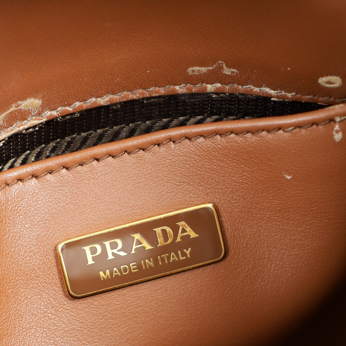Prada Brown Symbole Mini Bag