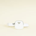 Prada White Re-Nylon Pouch Belt